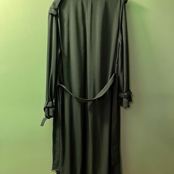 Acne hunter green trench coat - Picture 8 of 9